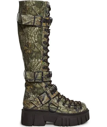 CAMO Knee High Boots