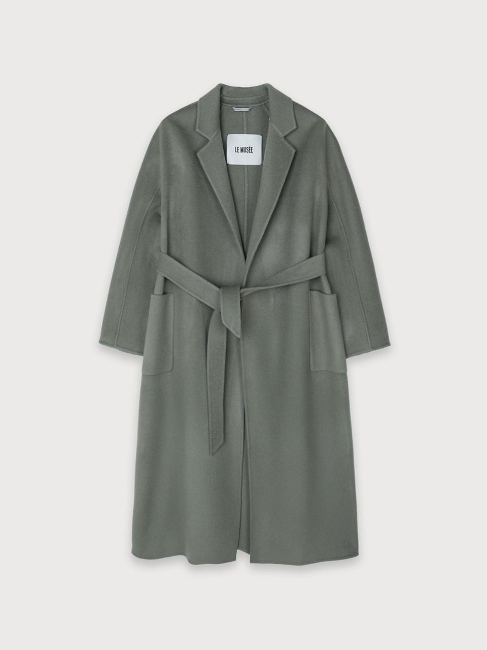 MAGOT Reversible Merino Wool Handmade Coat [Khaki]