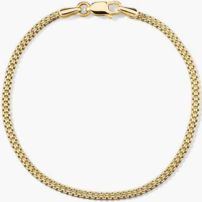 Mejuri 14k Yellow Gold Timepiece Chain Bracelet