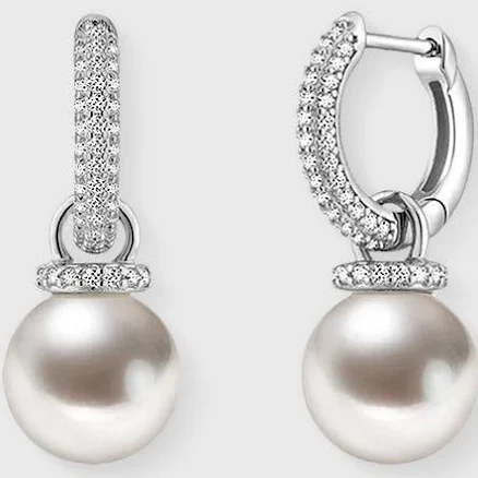 Gold Vermeil Freshwater Pearl Drop Earrings