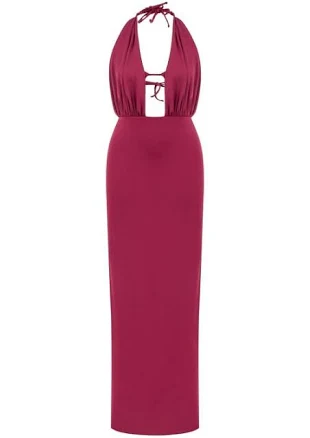 Jendue Women's Siena Denim Maxi Dress
