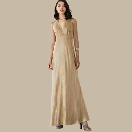 Xanthi Crinkled Maxi Dress