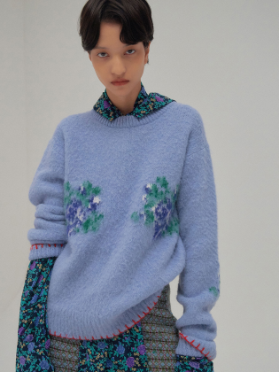 Flower Motif Knit