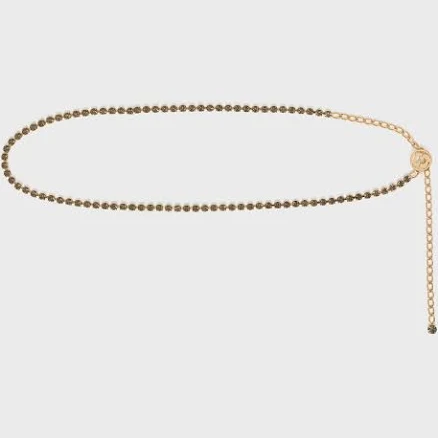 Gerard Darel Women's Vicky Rhinestone Chain Belt