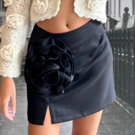 Fabrizia Wool Mini Skirt