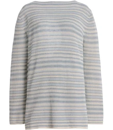 ELCE Aura Striped Linen Mini Dress