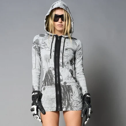 Totally Hooded Mini Dress