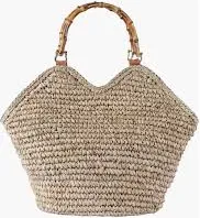 Margo Natural Medium Satchel Bag