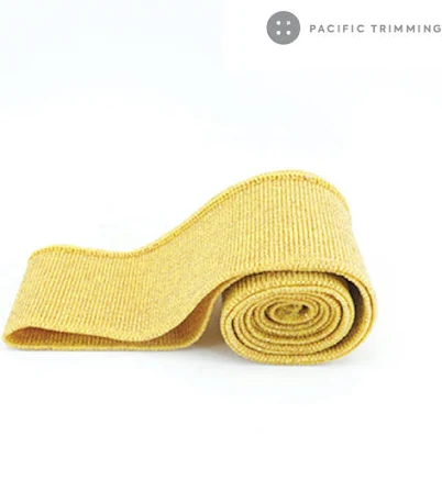Metallic Rib Knit