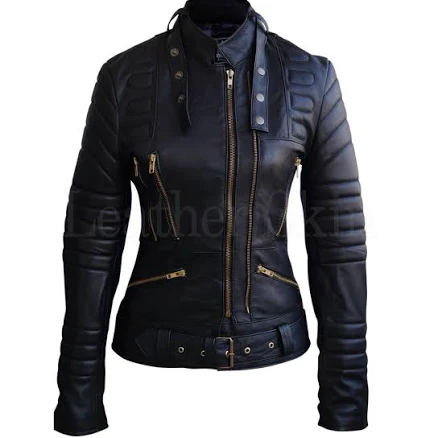 Sophie Padded Quilted Leather Jacket