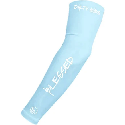 Dirty Mids Adult Savage Series Compression Arm Sleeve Light Blue - Baseball/Softball Accessories at Academy Sports