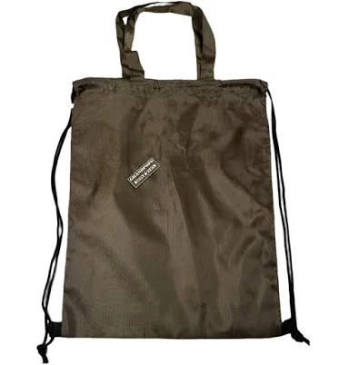 OD Green Nylon Draw String Gym Bag