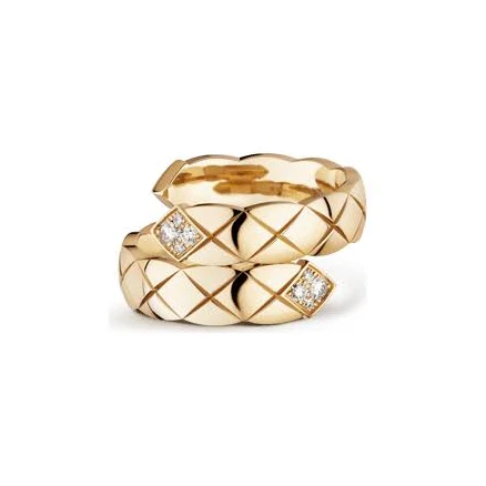 CHANEL Coco Crush Toi et Moi ring Quilted Motif