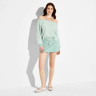 Women's Wild Fable Off the Shoulder Pullover Sweatshirt