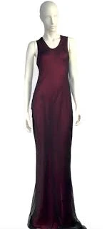 Layered Bias Column Dress