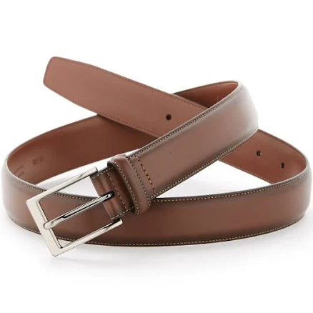 Perry Ellis Portfolio Men's Amigo Leather Dress Belt