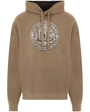 Dolce & Gabbana Logo Printed Drawstring Hoodie - XS