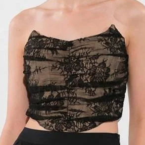 Be the Exception Lace Crop Top