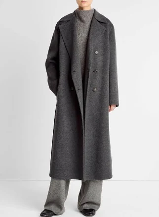 Vince Women's Double-Breasted Wool-Blend Coat