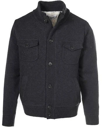 F2144 Wool Blend Military Sweater Jacket