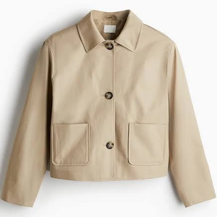 H&M Ladies Twill Jacket with Collar
