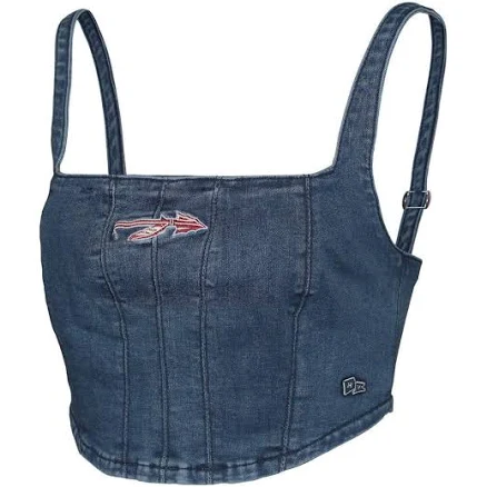 Hype & Vice Women's Spear Logo Denim Corset