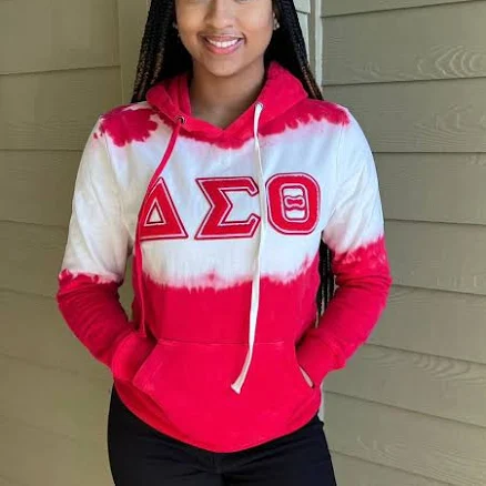 Delta Tie Dye Chenille Hoodie
