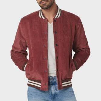 Men's Varsity Cotton Bomber JacketMen's Varsity Cotton Bomber Jacket