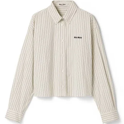 Women Miu Miu Striped Shirt