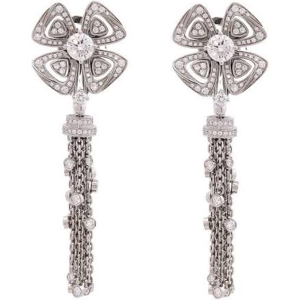 Bvlgari Fiorever White Gold Diamond EarringsBvlgari Fiorever White Gold Diamond Earrings