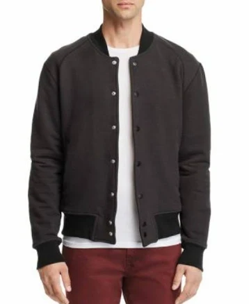Joe's Men's Jackson Terry Knit Letterman Jacket
