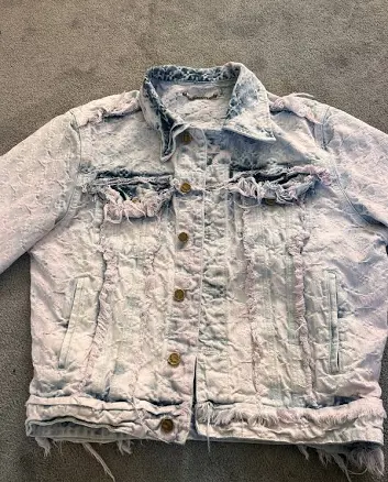 Louis Vuitton Fringed Monogram Boyhood Denim Jacket