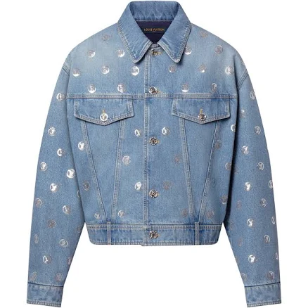 Louis Vuitton Sequin Signature Denim Jacket