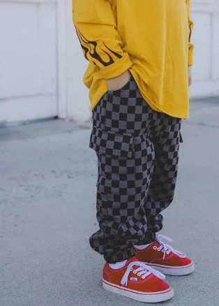 Little Trouble Checkered Sweatpants