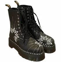 Dr. Martens Jadon Hi Solar Flare Reclaimed Leather Platform Boots