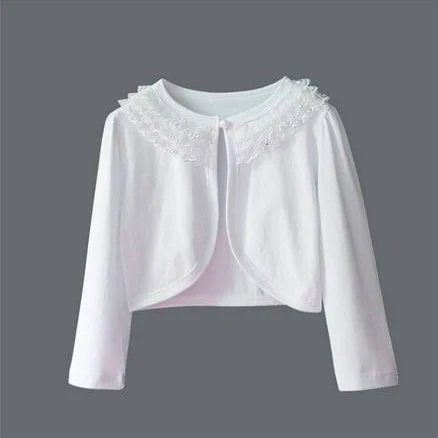 Baby Girl Long Sleeve Knitted Bolero Shrug