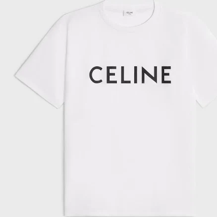 Celine Women's Loose Cotton Jersey T-Shirt