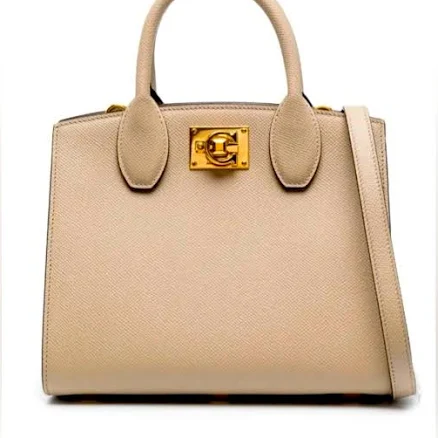 Salvatore Ferragamo Women's Studio Calf Leather Tote Bag