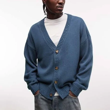 COLLUSION Distressed Oversized Cardigan