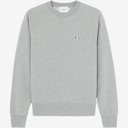 Women's Tricolor Fox Patch Adjusted Sweatshirt Grey Melange