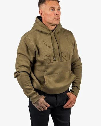Embossed Cotton Tencel Hoodie