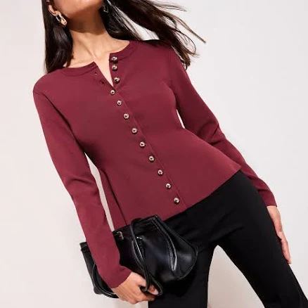 Friends Like These Cinched Waist Cardigan