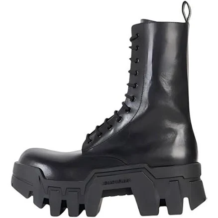 Balenciaga Women's Bulldozer Lace-Up Boots