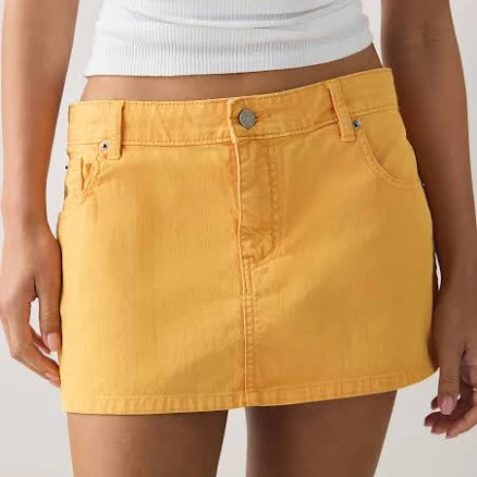 BDG Onna Denim Micro Mini Skirt