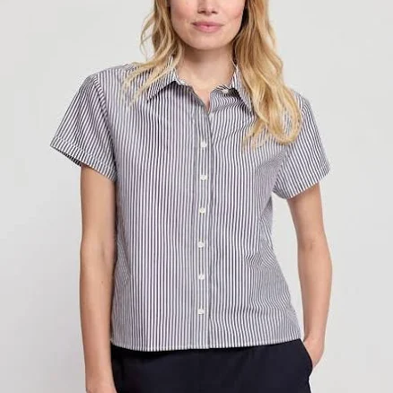 Women's The Shirt Boxy Short Sleeve Cropped Shirt