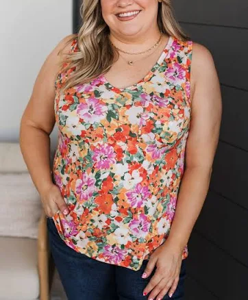 P.S. Kate Floral Tank Top