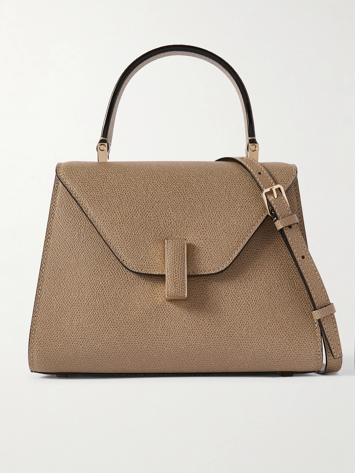 Iside Mini Textured-leather Tote