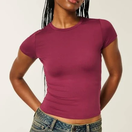 Hollister Women's Soft Stretch Baby Tee