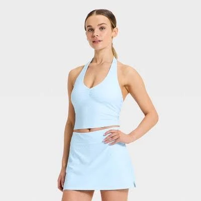 Joylab Women's Halter Support Tank Top