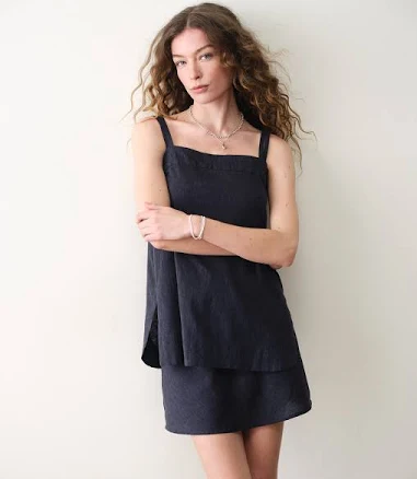 Marine Layer Women's Avery Hemp Mini Skirt